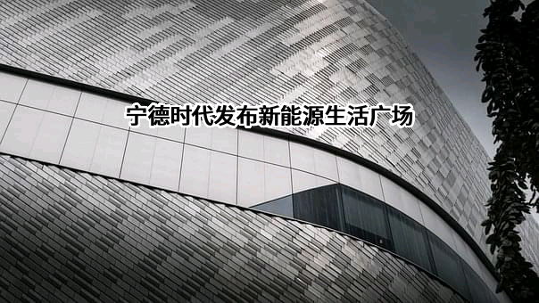 宁德时代新能源科技股份有限公司