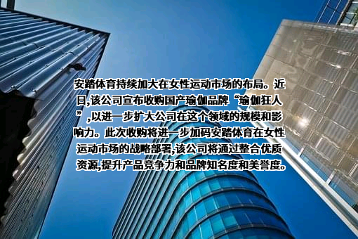 安踏体育用品有限公司