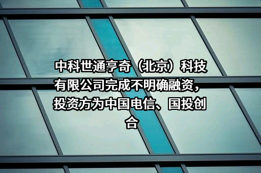 中科世通亨奇（北京）科技有限公司