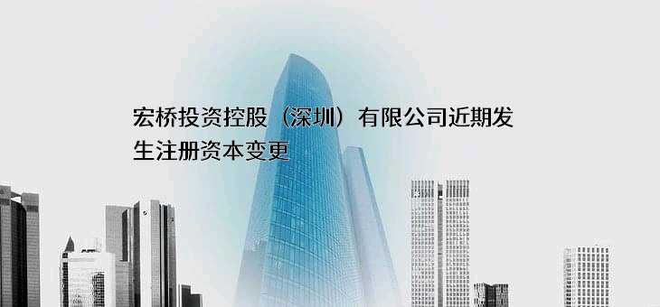 宏桥投资控股（深圳）有限公司