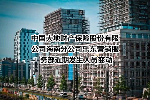 中国大地财产保险股份有限公司海南分公司乐东营销服务部