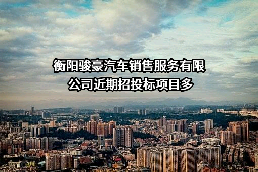 衡阳骏豪汽车销售服务有限公司