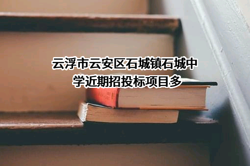 云浮市云安区石城镇石城中学