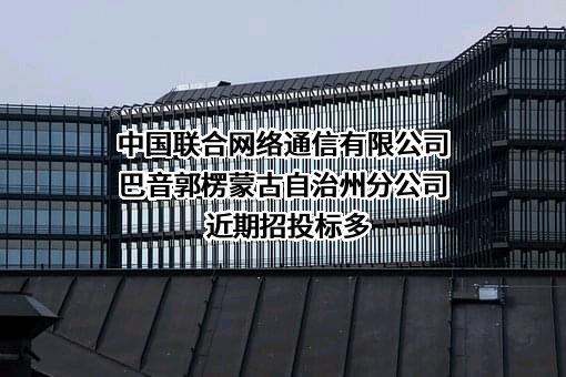 中国联合网络通信有限公司巴音郭楞蒙古自治州分公司