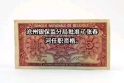 河北沧州农村商业银行股份有限公司