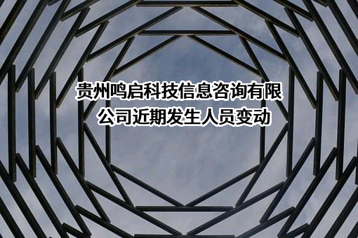 贵州鸣启科技信息咨询有限公司