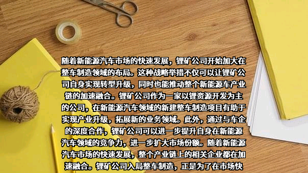 天齐锂业股份有限公司