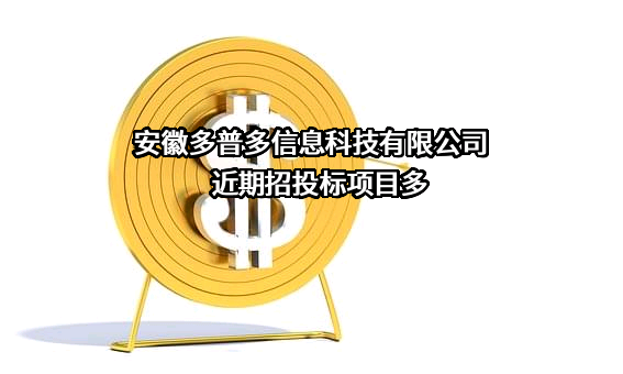 安徽多普多信息科技有限公司近期招投标项目多