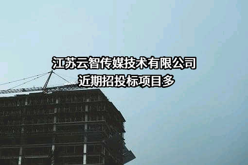 江苏云智传媒技术有限公司近期招投标项目多