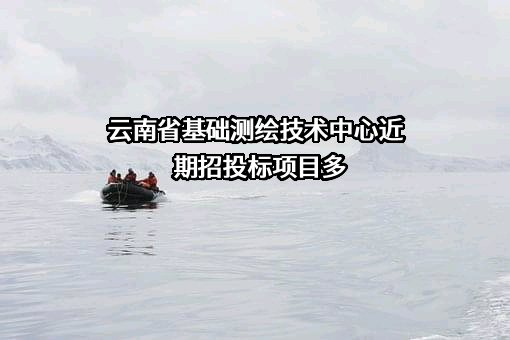 云南省基础测绘技术中心近期招投标项目多