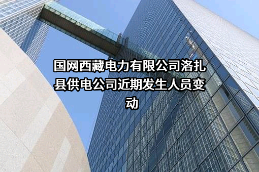 国网西藏电力有限公司洛扎县供电公司近期发生人员变动