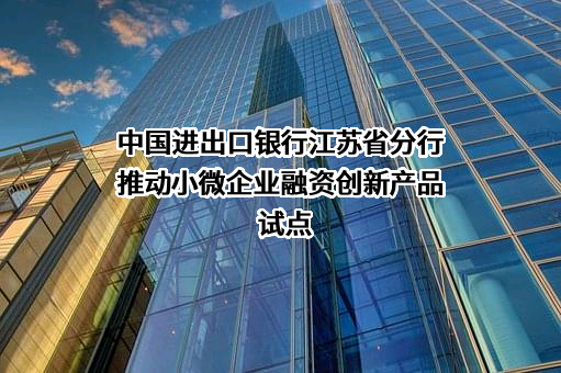 中国进出口银行江苏省分行