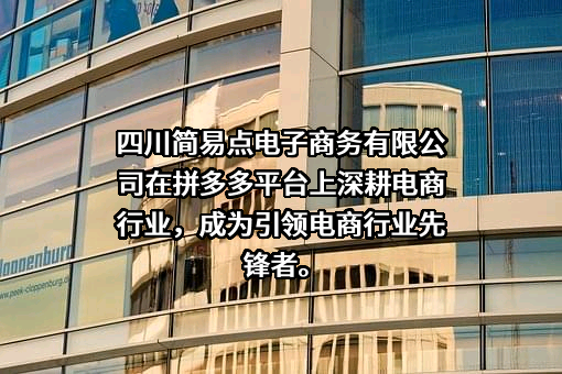 四川简易点电子商务有限公司