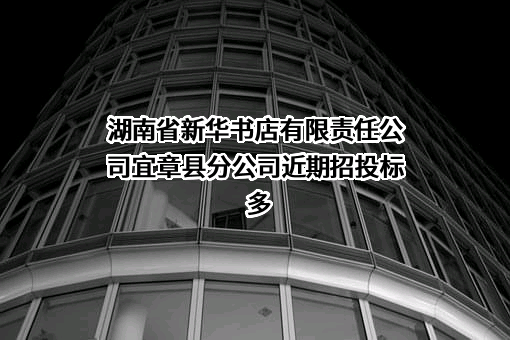 湖南省新华书店有限责任公司宜章县分公司