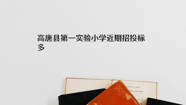 高唐县第一实验小学