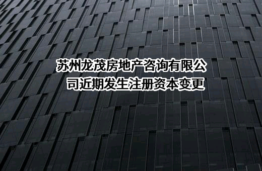 苏州龙茂房地产咨询有限公司