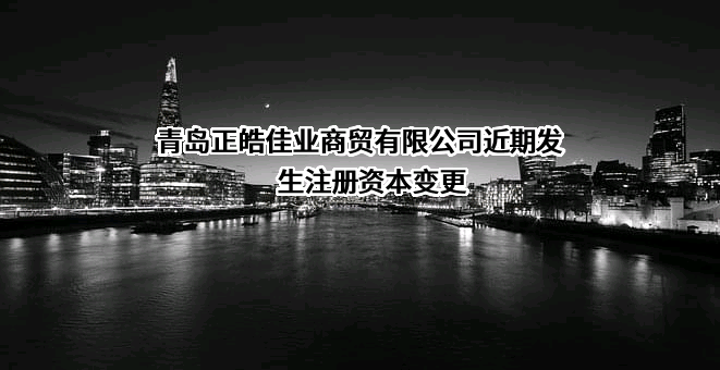 青岛正皓佳业商贸有限公司