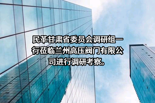 兰州高压阀门有限公司