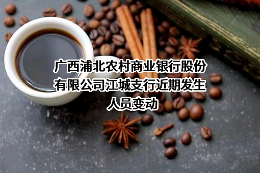 广西浦北农村商业银行股份有限公司江城支行
