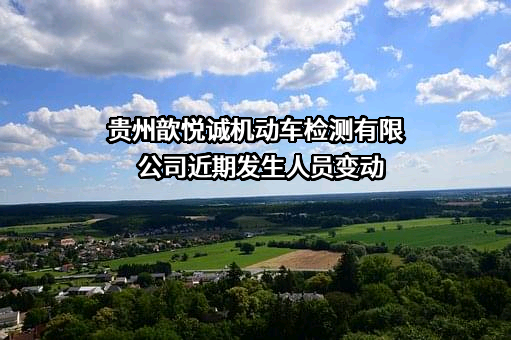 贵州歆悦诚机动车检测有限公司