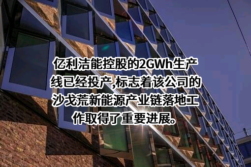 亿利洁能股份有限公司