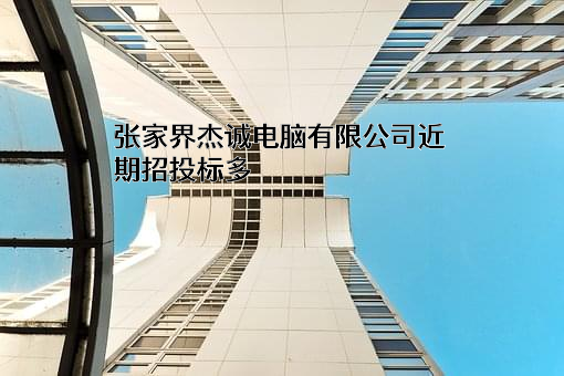 张家界杰诚电脑有限公司