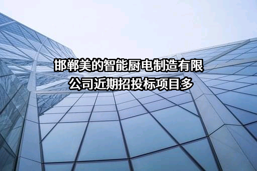 邯郸美的智能厨电制造有限公司