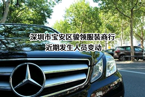 深圳市宝安区骏领服装商行
