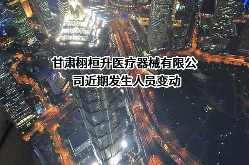 甘肃栩桓升医疗器械有限公司