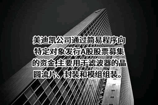 杭州美迪凯光电科技股份有限公司