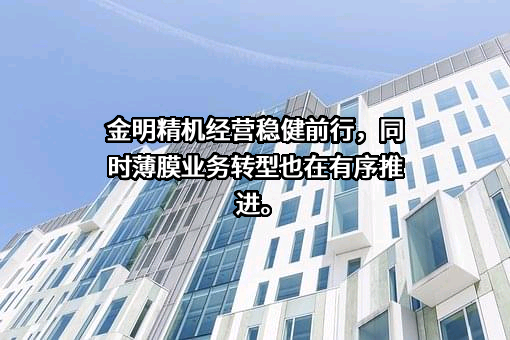 广东金明精机股份有限公司