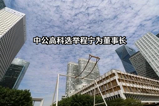 中公高科选举程宁为董事长