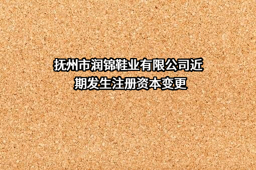 抚州市润锦鞋业有限公司