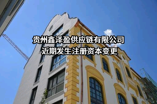 贵州鑫泽盈供应链有限公司