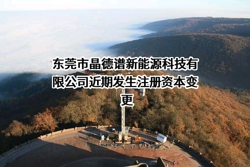 东莞市晶德谱新能源科技有限公司