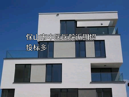 保山市中医医院近期招投标项目多