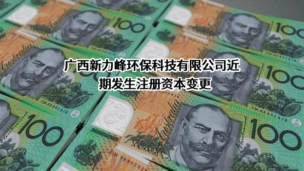 广西新力峰环保科技有限公司