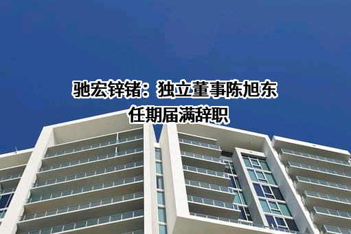 驰宏锌锗：独立董事陈旭东任期届满辞职