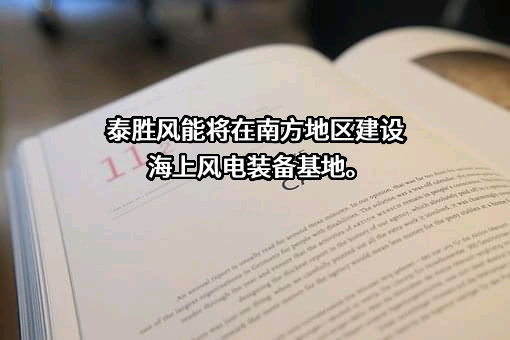 上海泰胜风能装备股份有限公司