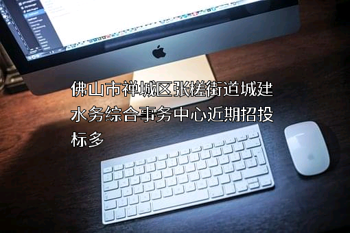 佛山市禅城区张槎街道城建水务综合事务中心近期招投标项目多