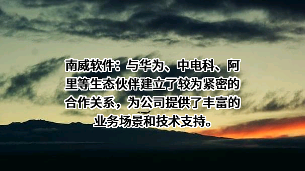 南威软件股份有限公司