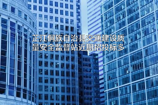 芷江侗族自治县交通建设质量安全监督站