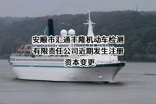 安顺市汇通丰隆机动车检测有限责任公司