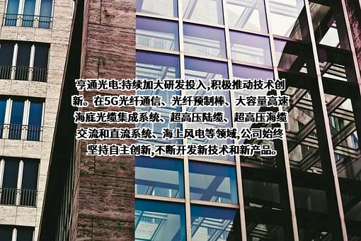 江苏亨通光电股份有限公司