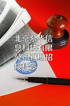 北京慕华信息科技有限公司