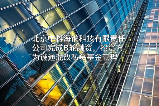 北京中科海钠科技有限责任公司