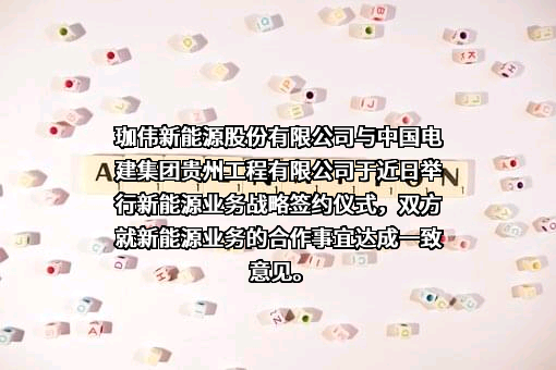珈伟新能源股份有限公司