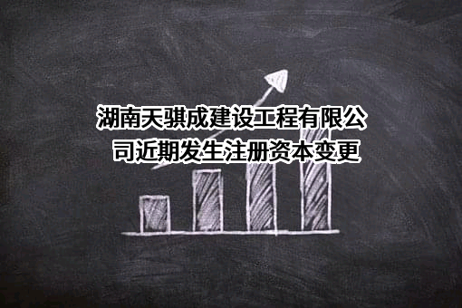 湖南天骐成建设工程有限公司