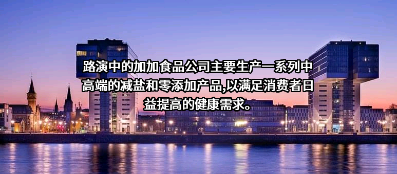 加加食品集团股份有限公司