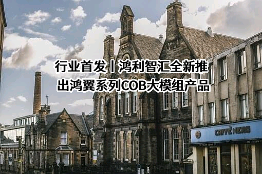 行业首发丨鸿利智汇全新推出鸿翼系列COB大模组产品